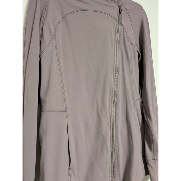 LULULEMON Women's 12 Every Journey Hoodie II Iced Iris FullAsymmetrical Zip Hood - Picture 4 of 11